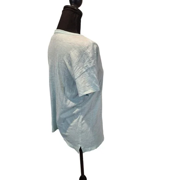 Abercrombie and Fitch Small Light Blue Pocket Tee - Picture 4 of 6